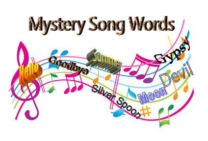 Can you solve this week's Mystery Song Words?